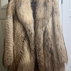 Beautiful authentic long haired rabbit fur.